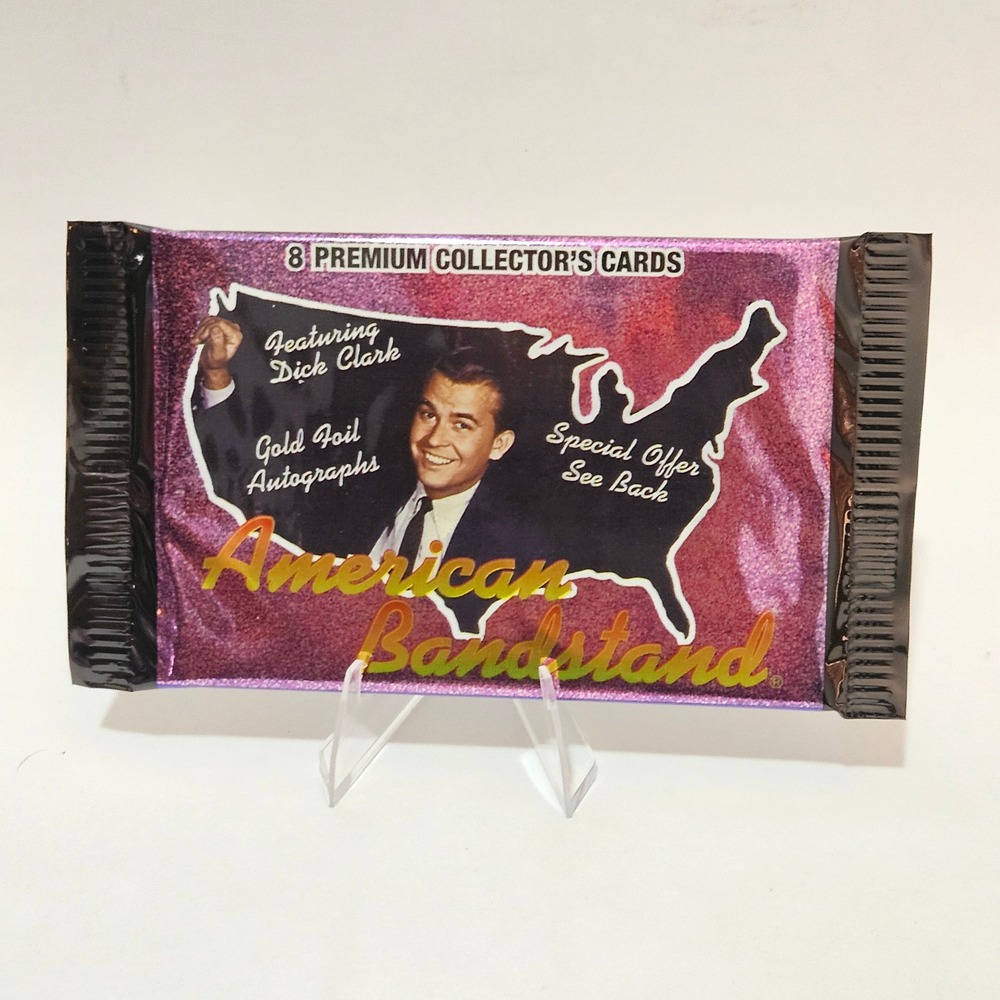Vintage 1993 American Bandstand Dick Clark Trading Card Pack Sealed 8 Cards